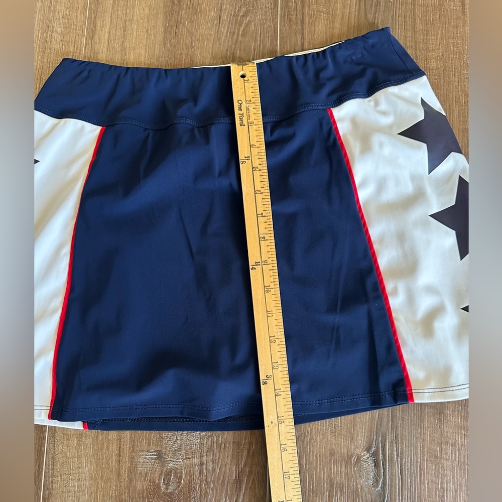 Foray Golf America Star Stripe Skort and Top - Size L - Picture 8 of 12